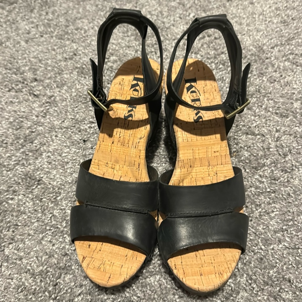 Brand New Leather Korks Sandals